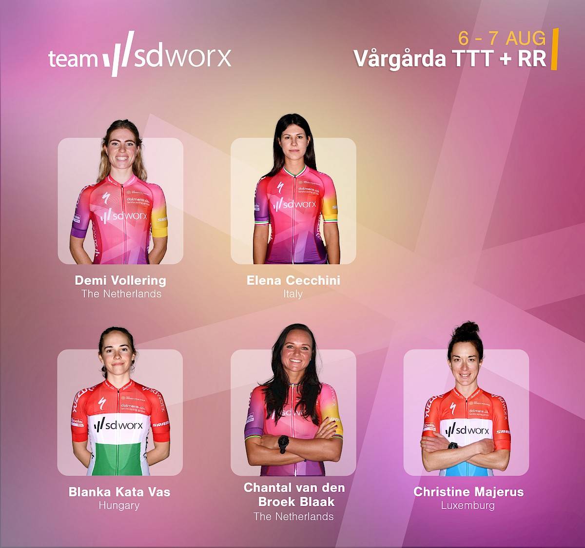 Team SD Worx wants to continue the Tour de France Femmes trend in Sweden